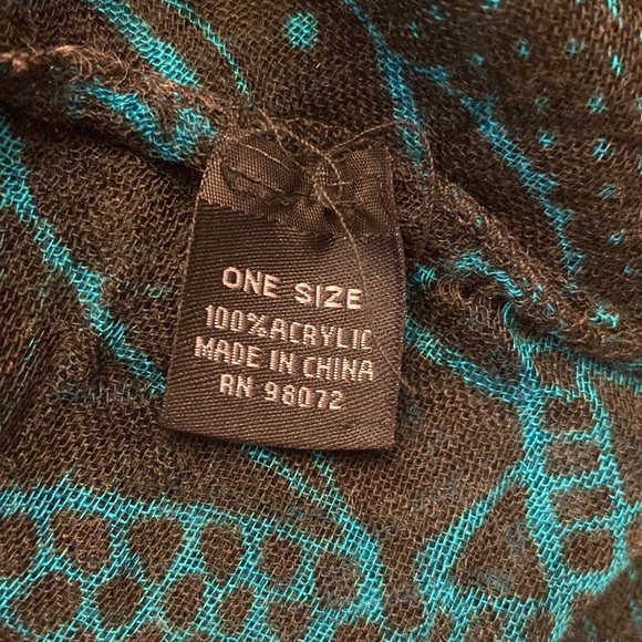 Vintage Gauze women’s Infinity, loop semi sheer scarf 💯 acrylic One Size - Picture 8 of 12